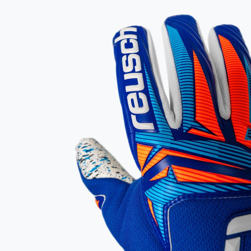 Torwarthandschuhe Reusch Attrakt Fusion NC sharp blue/white/shocking orange 6