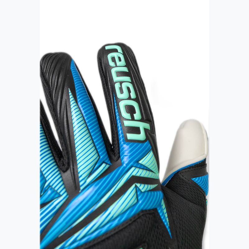 Torwarthandschuhe Reusch Attrakt RE:GRIP NC black/ocean light 6