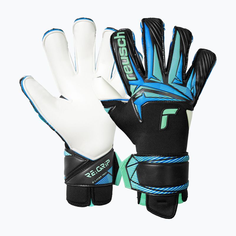 Torwarthandschuhe Reusch Attrakt RE:GRIP Evolution black/ocean light 2