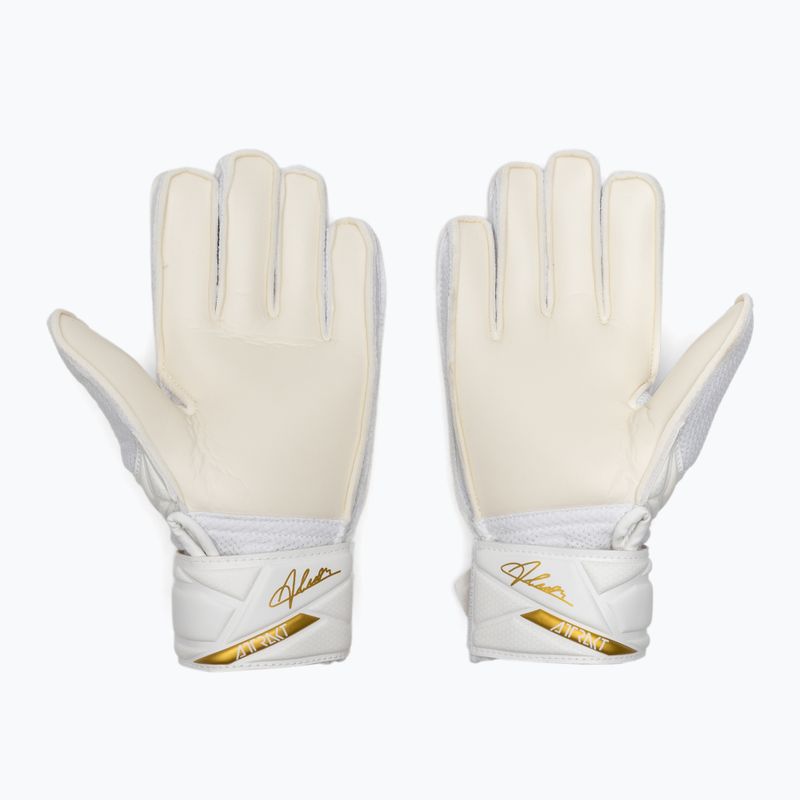 Kinder-Torwarthandschuhe Reusch Attrakt AB1 Solid Junior white/gold 3