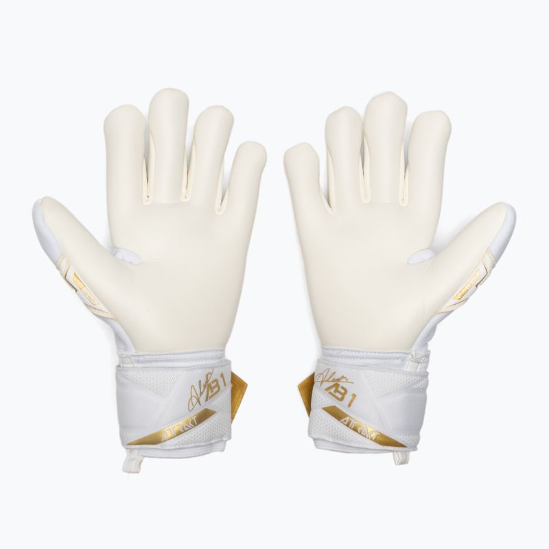 Torwarthandschuhe Reusch Attrakt AB1 Advance white/gold 3