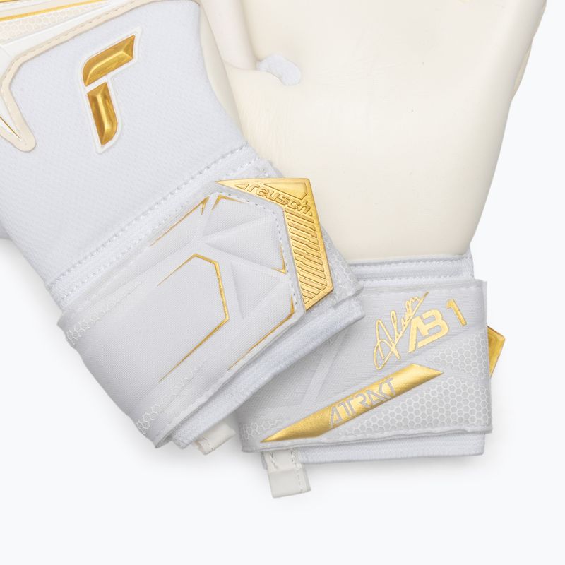 Torwarthandschuhe Reusch Attrakt AB1 Advance white/gold 5