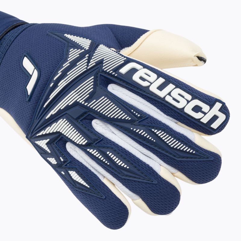Torwarthandschuhe Reusch Attrakt Freegel Gold X Finger Support Junior premium blue/white 4