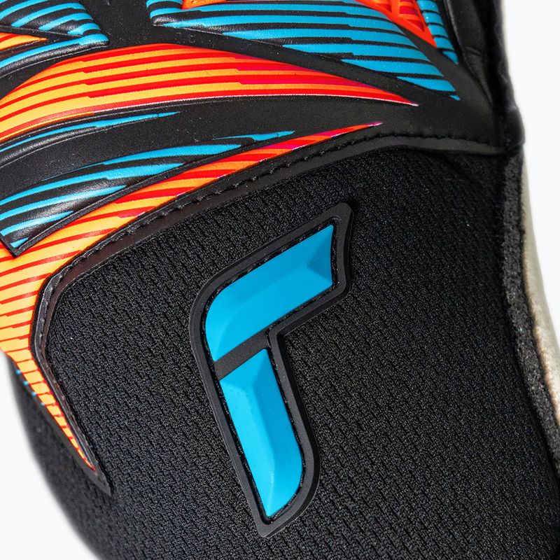 Torwarthandschuhe Reusch Attrakt Advance Evolution Glueprint black/aqua blue/shocking orange 5