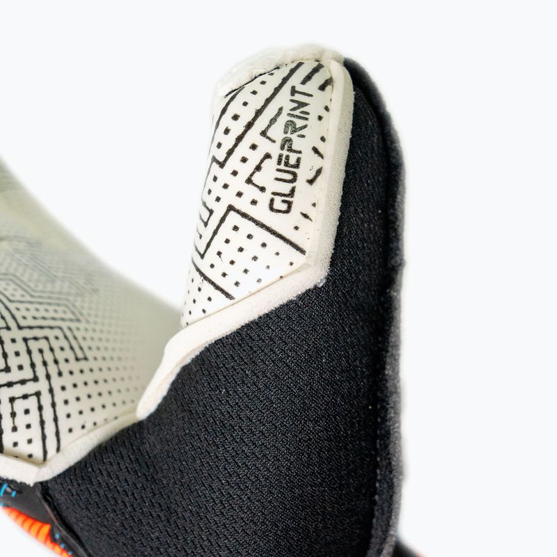 Torwarthandschuhe Reusch Attrakt Advance Evolution Glueprint black/aqua blue/shocking orange 7