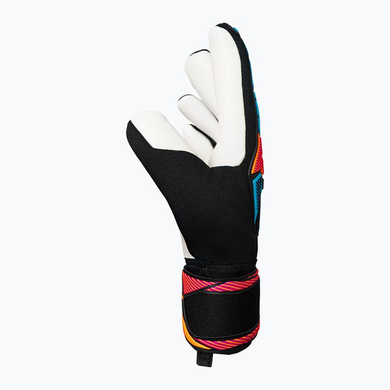 Torwarthandschuhe Reusch Attrakt Freegel Advance black/aqua blue/shocking orange 4