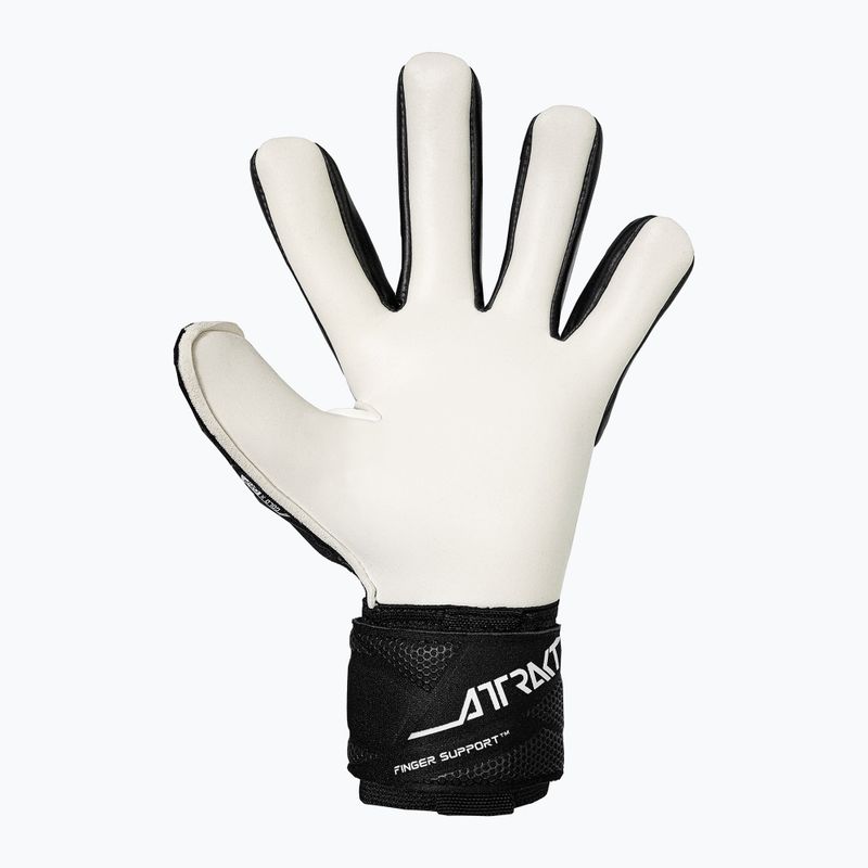Torwarthandschuhe Reusch Attrakt Gold X NC Finger Support black/white 3