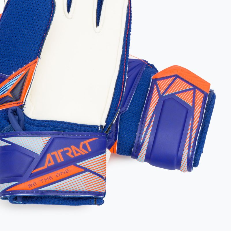 Kinder-Torwarthandschuhe Reusch Attrakt Solid Junior sharp blue/shocking orange 5