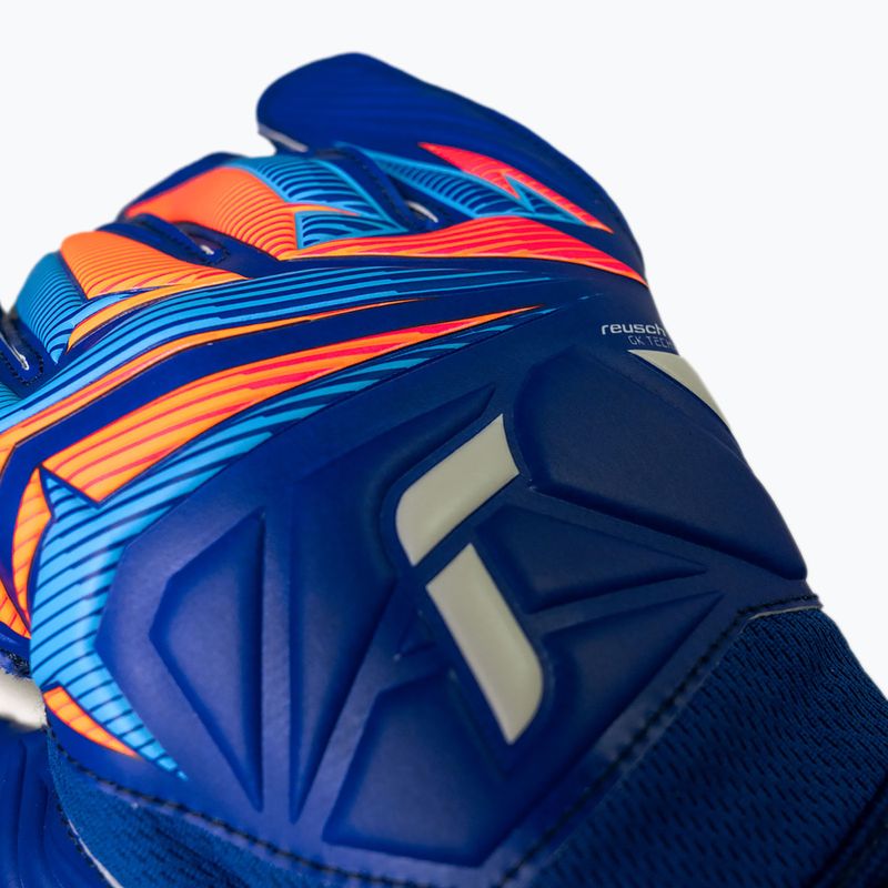 Torwarthandschuhe Reusch Attrakt Grip sharp blue/white/shocking orange 5