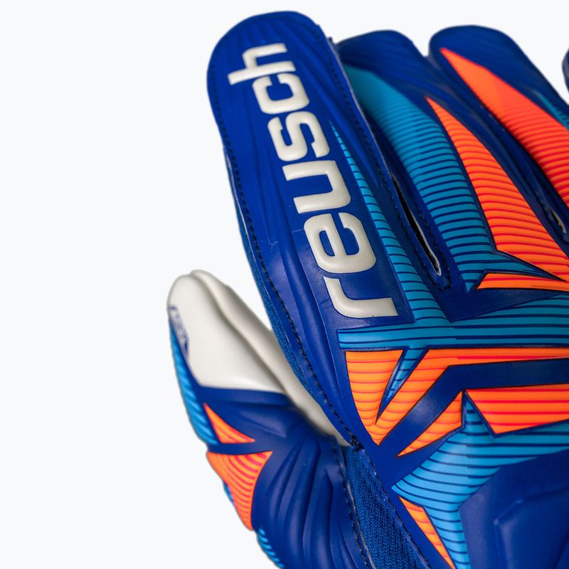Torwarthandschuhe Reusch Attrakt Grip sharp blue/white/shocking orange 7