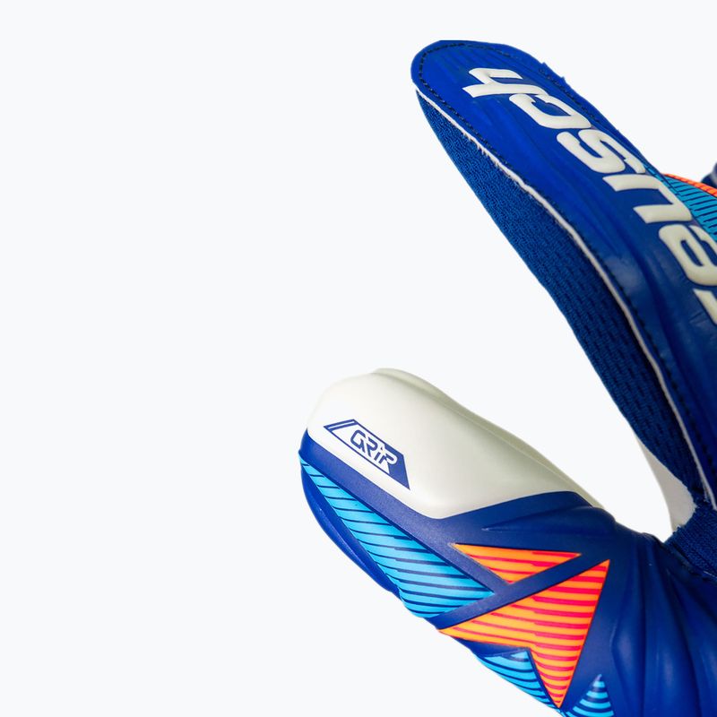 Torwarthandschuhe Reusch Attrakt Grip sharp blue/white/shocking orange 8