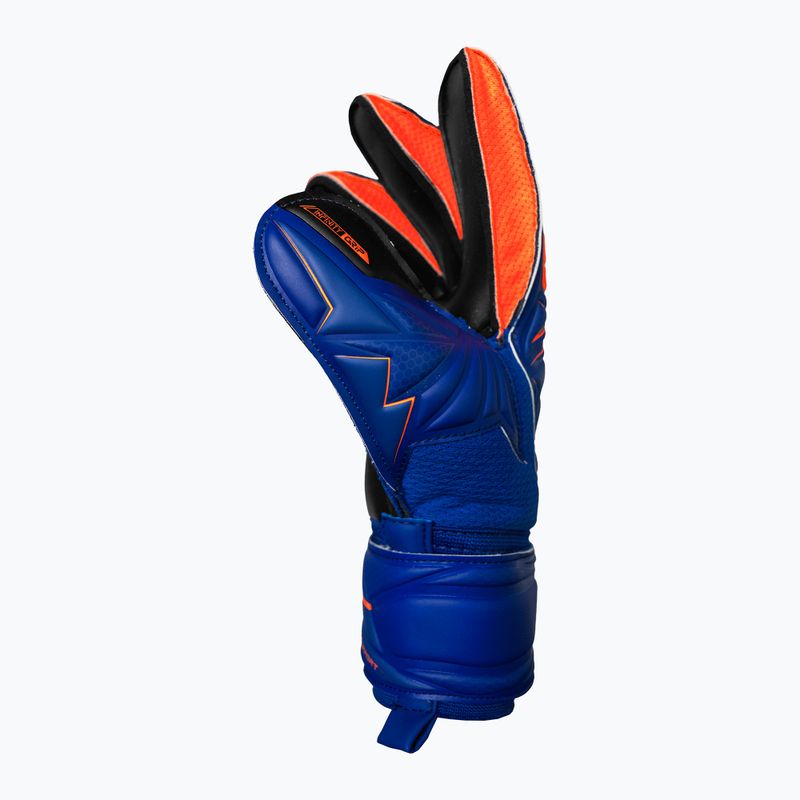Torwarthandschuhe Reusch Attrakt Infinity Finger Support sharp blue/shocking orange/black 4