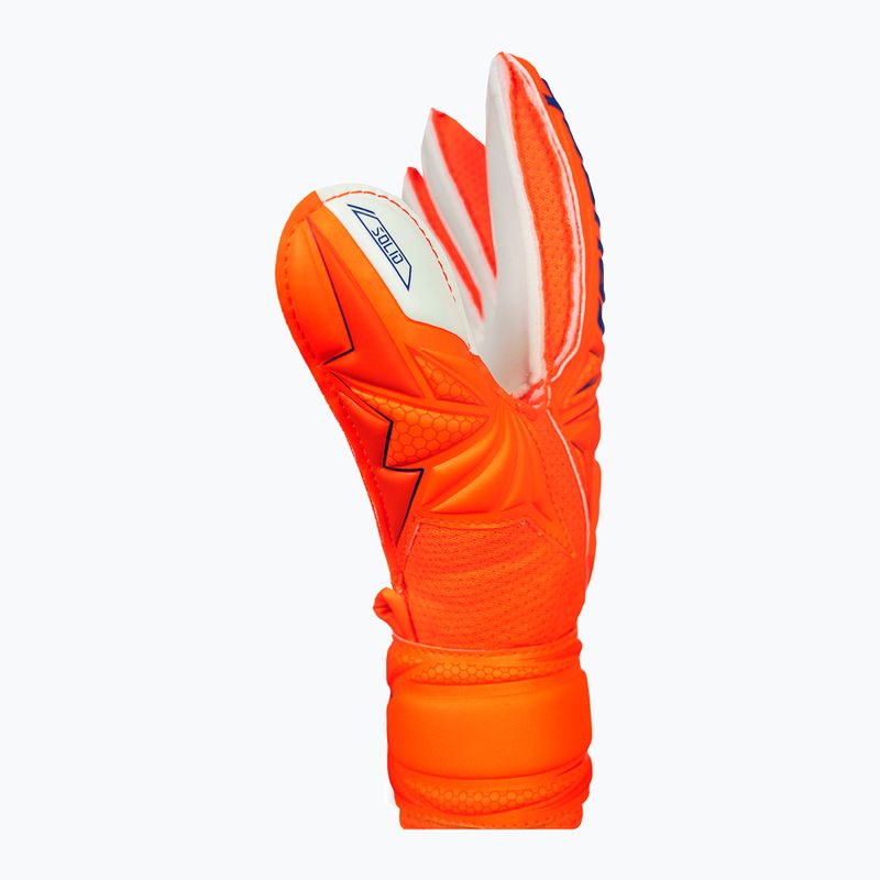 Kinder-Torwarthandschuhe Reusch Attrakt Solid Finger Support Junior shocking orange/blue 4