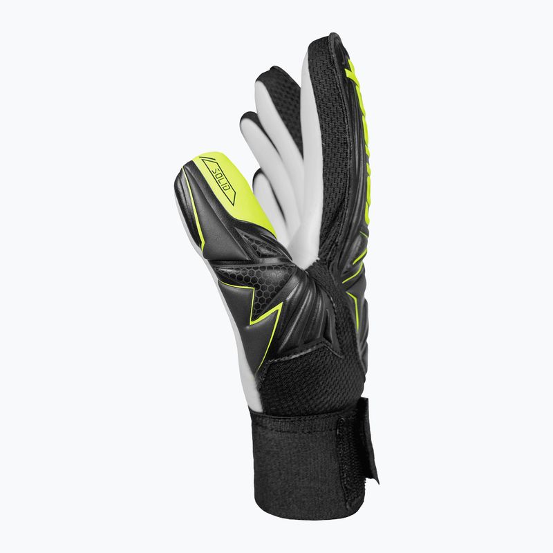 Handschuhe Torwart Kinder Reusch Attrakt Starter Solid Finger Support Junior black/safety yellow 4