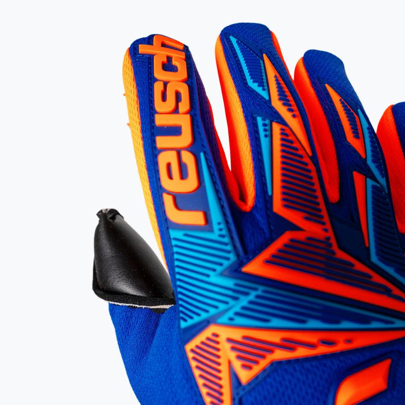 Torwarthandschuhe Reusch Attrakt Freegel Duo NC sharp blue/shocking orange/black 6