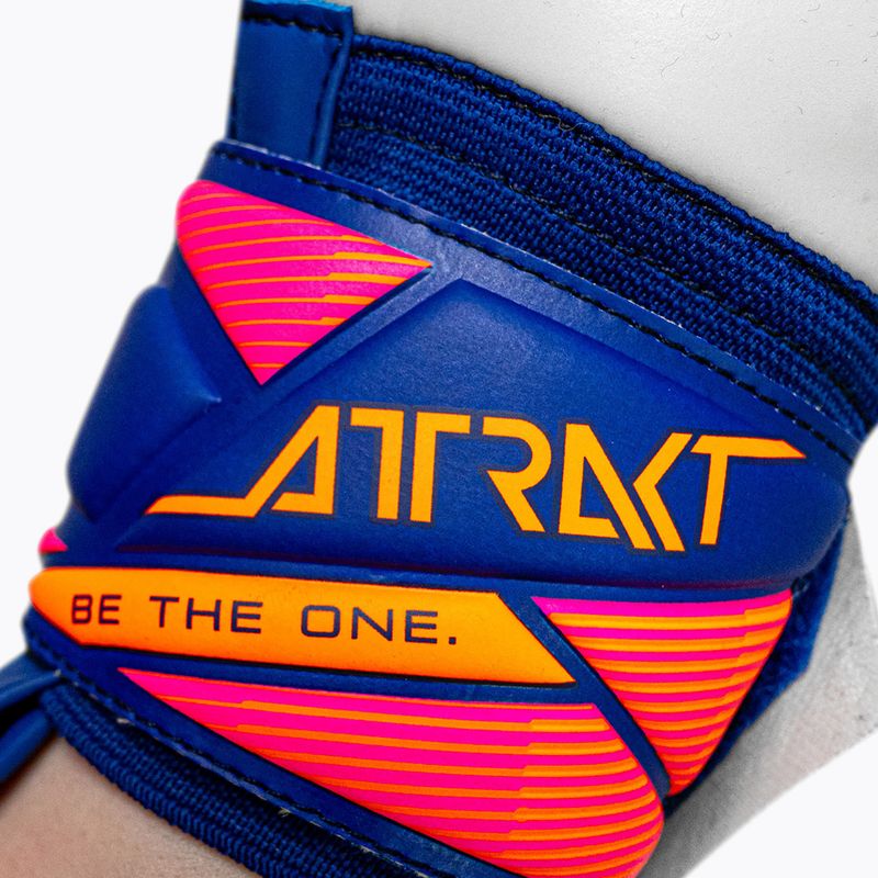Torwarthandschuhe Reusch Attrakt Solid sharp blue/white/shocking orange 8