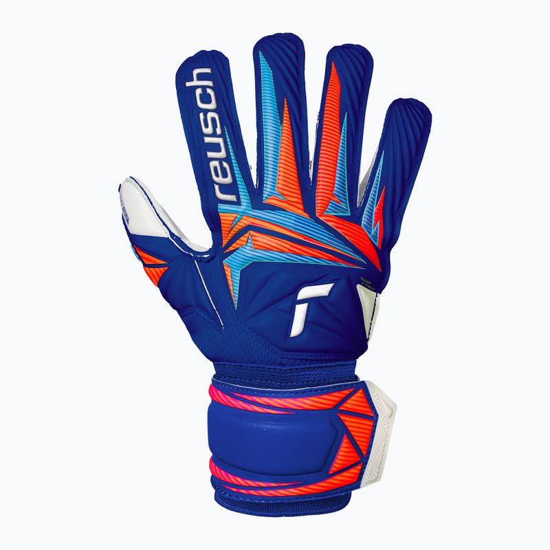Kinder-Torwarthandschuhe Reusch Attrakt Advance Junior sharp blue/white/shocking orange 2