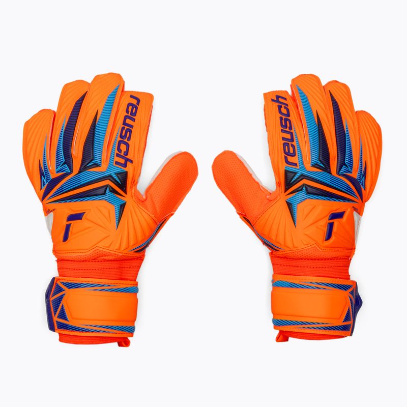Torwarthandschuhe Reusch Attrakt Solid shocking orange/blue 2