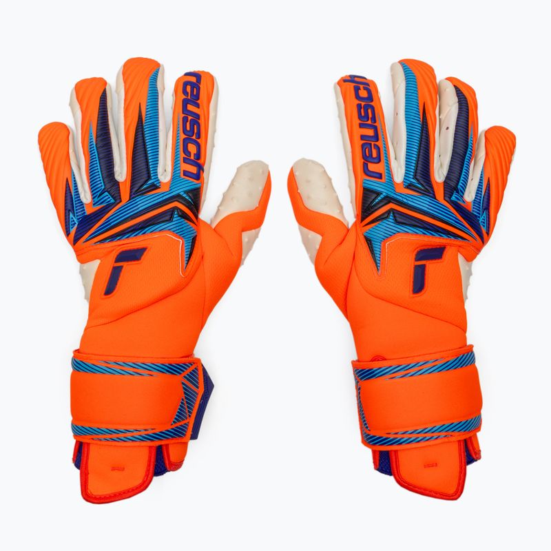 Torwarthandschuhe Reusch Attrakt SpeedBump Guardian shocking orange/blue 2