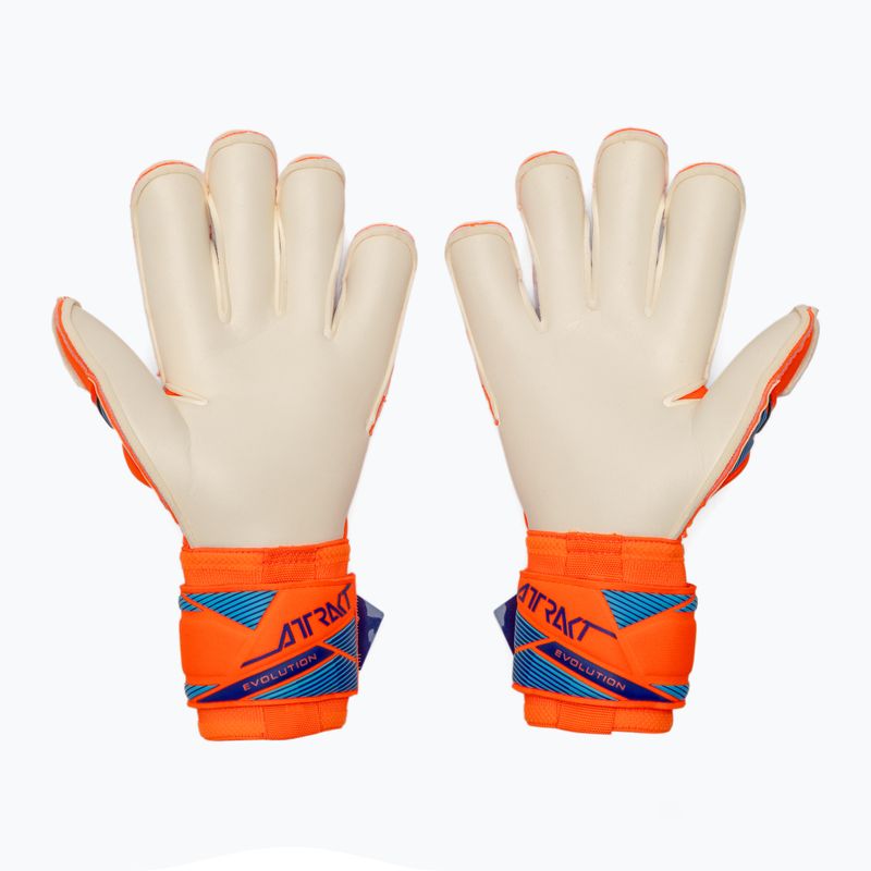 Torwarthandschuhe Reusch Attrakt Gold X Evolution shocking orange/blue 3