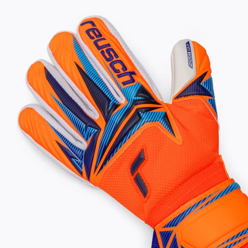 Torwarthandschuhe Reusch Attrakt Advance shocking orange/blue 4