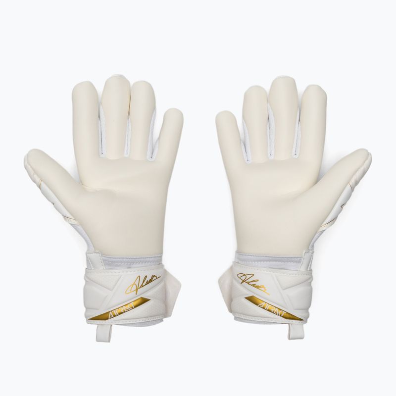 Torwarthandschuhe für Kinder Reusch Attrakt AB1 Advance Junior white/gold 3