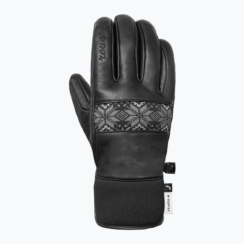 Damen-Skihandschuhe Reusch Charlize R-Tex XT black/steel gray/silver 2