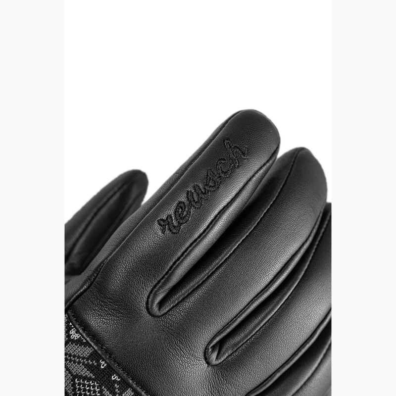 Damen-Skihandschuhe Reusch Charlize R-Tex XT black/steel gray/silver 4