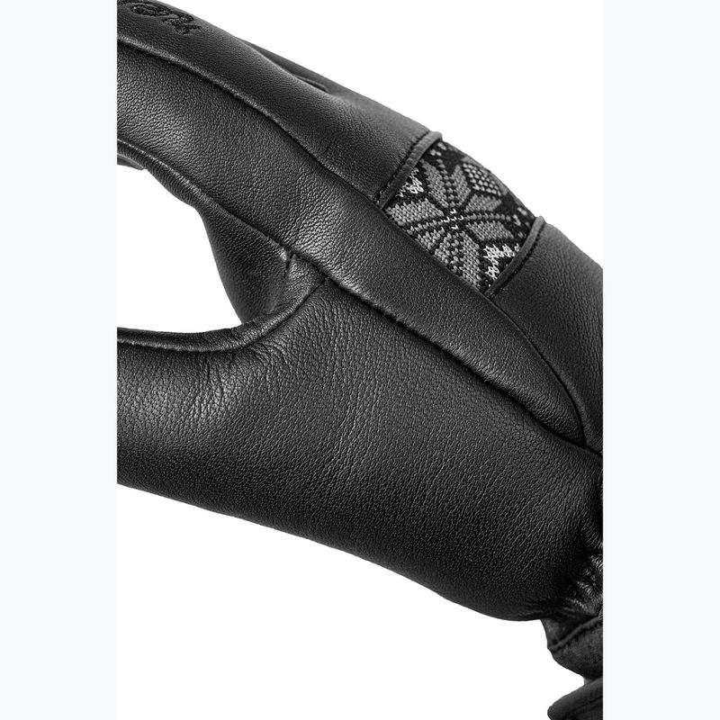 Damen-Skihandschuhe Reusch Charlize R-Tex XT black/steel gray/silver 7
