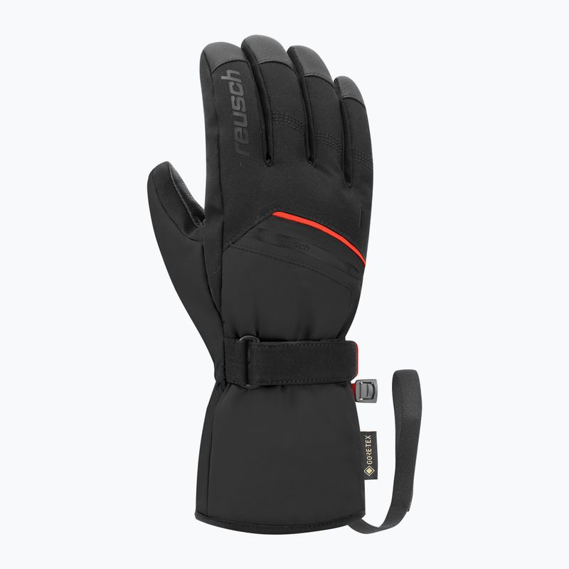 Skihandschuhe Reusch Morris GORE-TEX black/fire red 2
