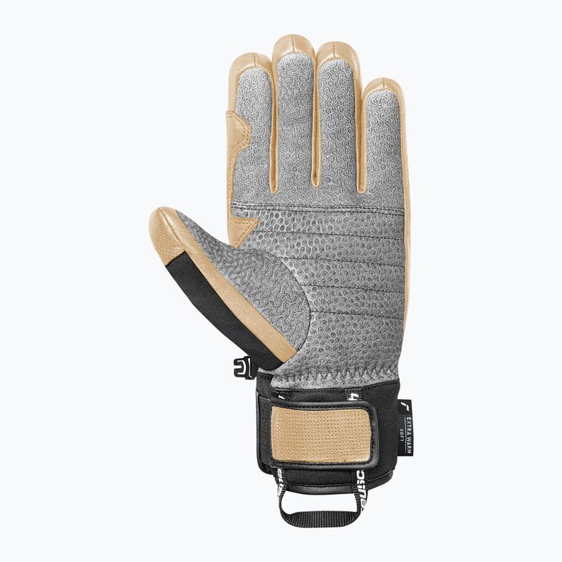 Skihandschuhe Reusch Alpine Heritage tan / black 3