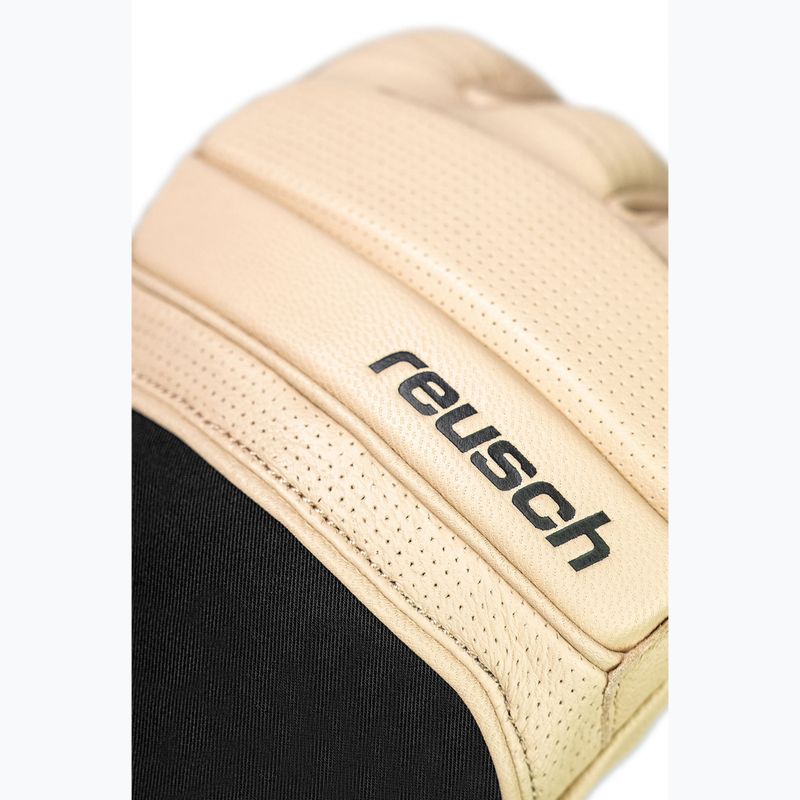 Skihandschuhe Reusch Alpine Heritage tan / black 4