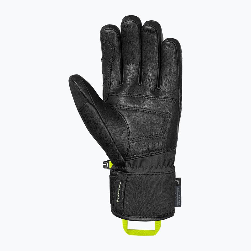 Skihandschuhe Reusch Profi SL black/dark granite/safety yellow 3