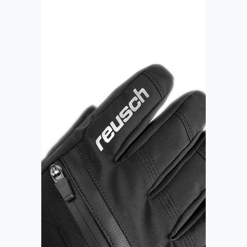 Kinder Skihandschuhe Reusch Lan R-Tex XT black/silver 4
