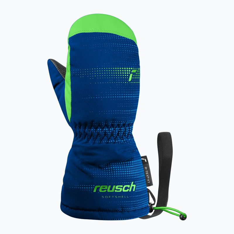 Kinder Skihandschuhe Reusch Maxi R-Tex XT Mitten surf the web/green gecko 2