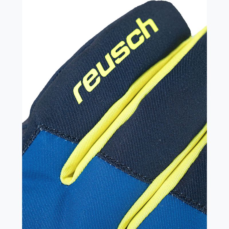 Kinder Skihandschuhe Reusch Leo R-Tex XT black/imperial blue/safety yellow 4