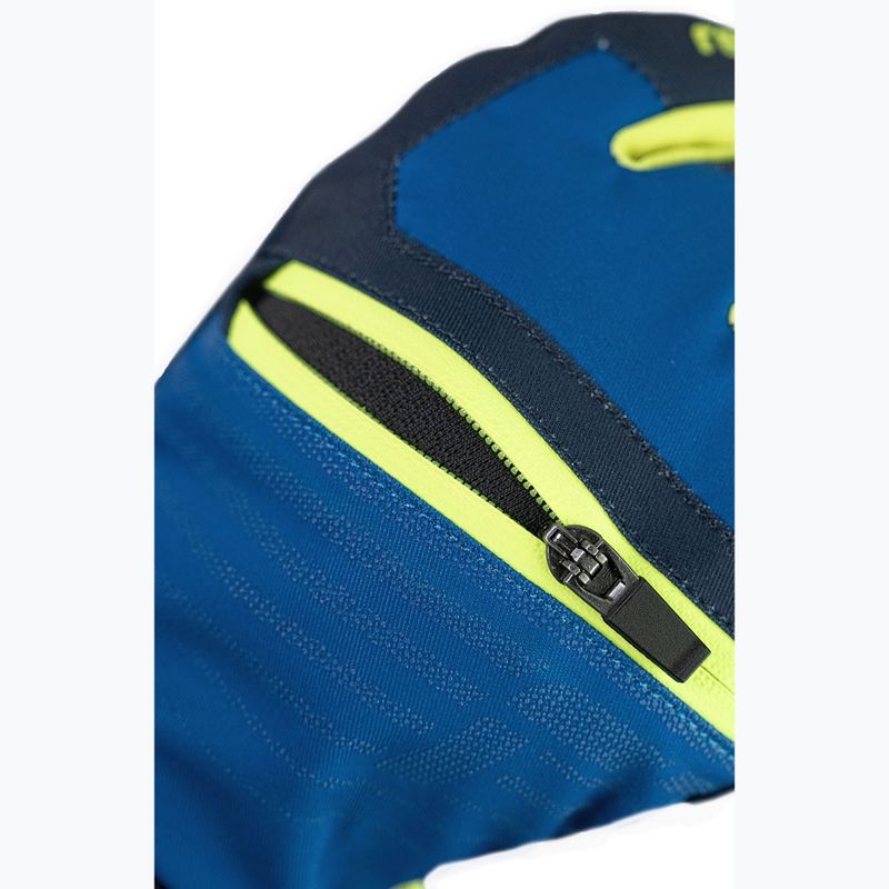 Kinder Skihandschuhe Reusch Leo R-Tex XT black/imperial blue/safety yellow 5