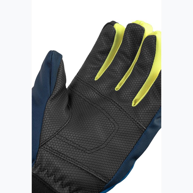 Kinder Skihandschuhe Reusch Leo R-Tex XT black/imperial blue/safety yellow 6