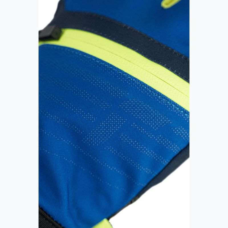 Kinder Skihandschuhe Reusch Leo R-Tex XT black/imperial blue/safety yellow 7