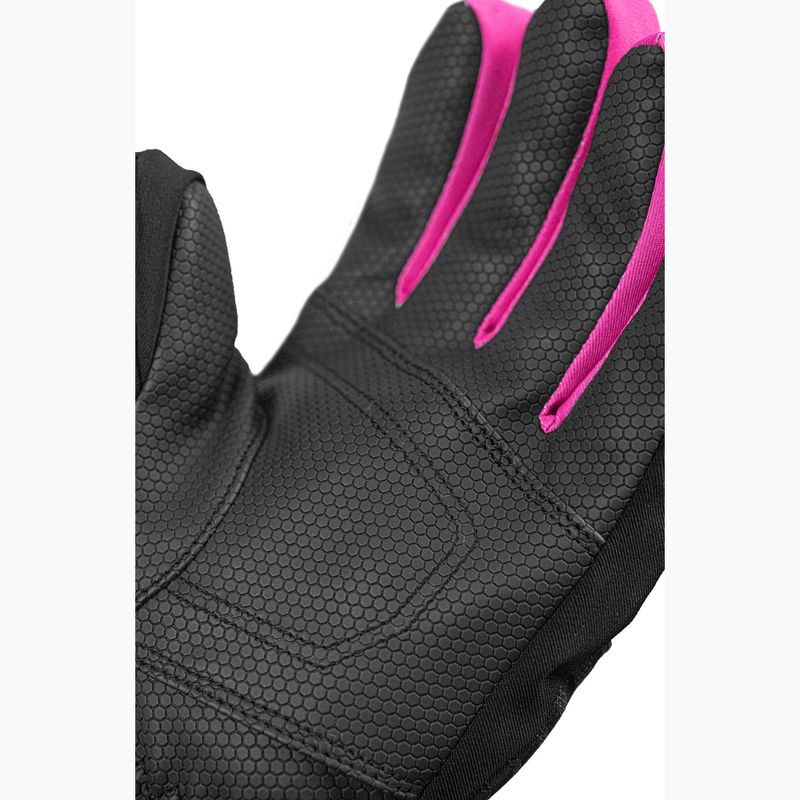 Kinder Skihandschuhe Reusch Leo R-Tex XT black/black melange/pink glo 7