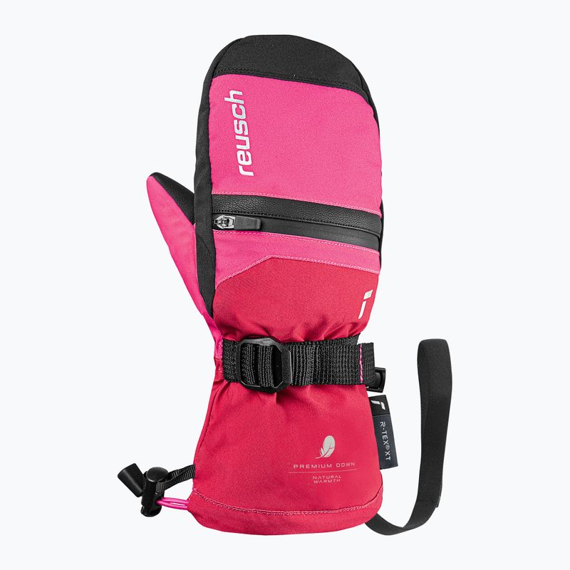 Kinder Skihandschuhe Reusch Lan R-Tex XT Mitten cerise/pink glo 2