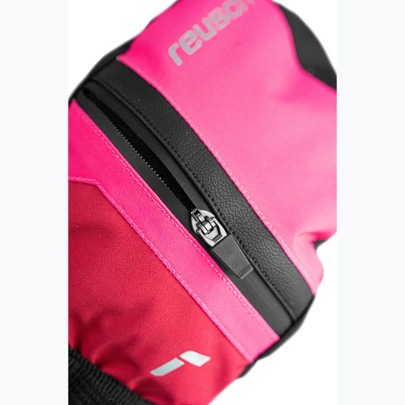 Kinder Skihandschuhe Reusch Lan R-Tex XT Mitten cerise/pink glo 5