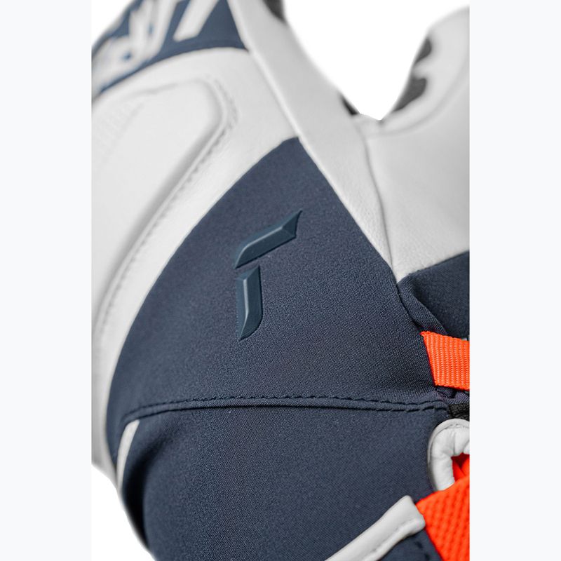 Skihandschuhe Reusch Speed Project white/dress blue 4