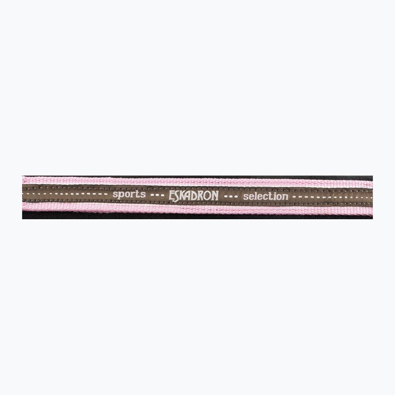 Eskadron Pin Buckle braun-beige-rosa Pferdehalfter 410000815711 2