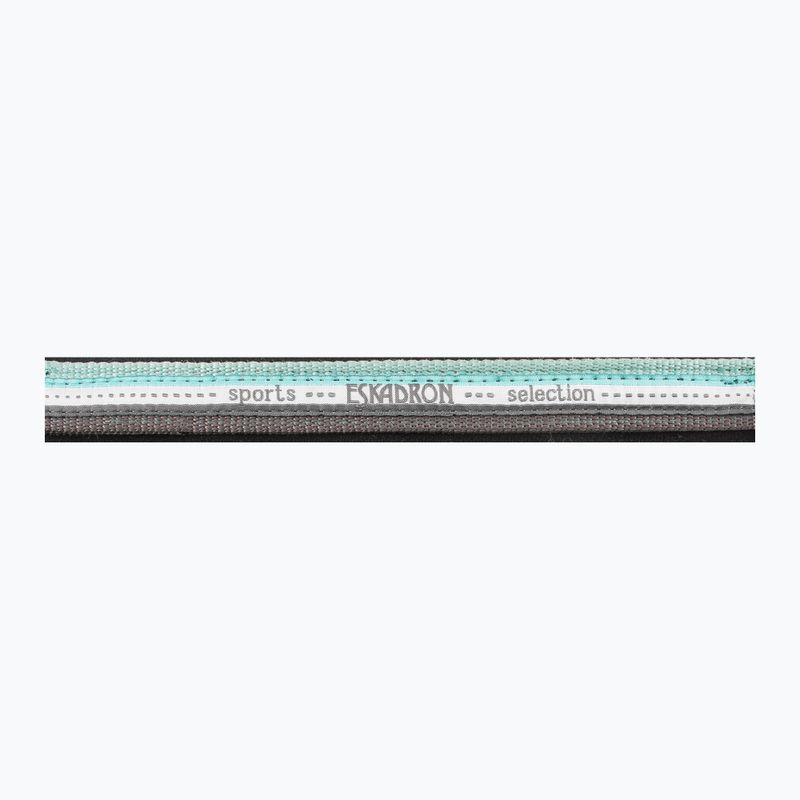 Eskadron Pin Buckle grün-weiß-graues Pferdehalfter 410000815411 2