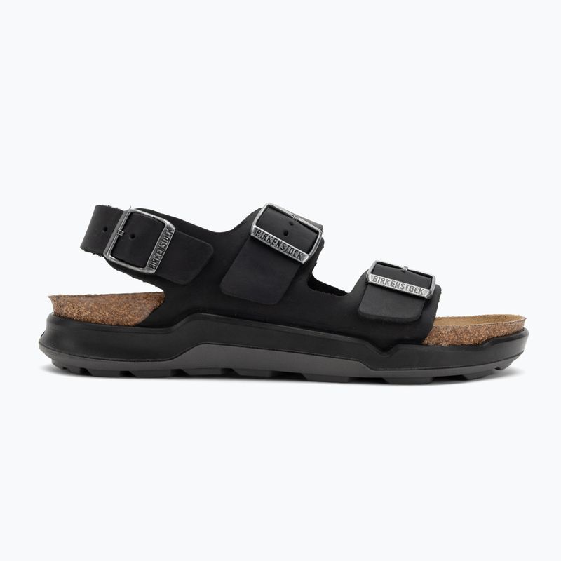 BIRKENSTOCK Milano WL Regular schwarze Sandalen 2