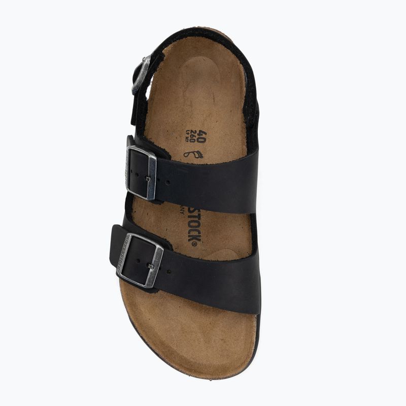 BIRKENSTOCK Milano WL Regular schwarze Sandalen 5