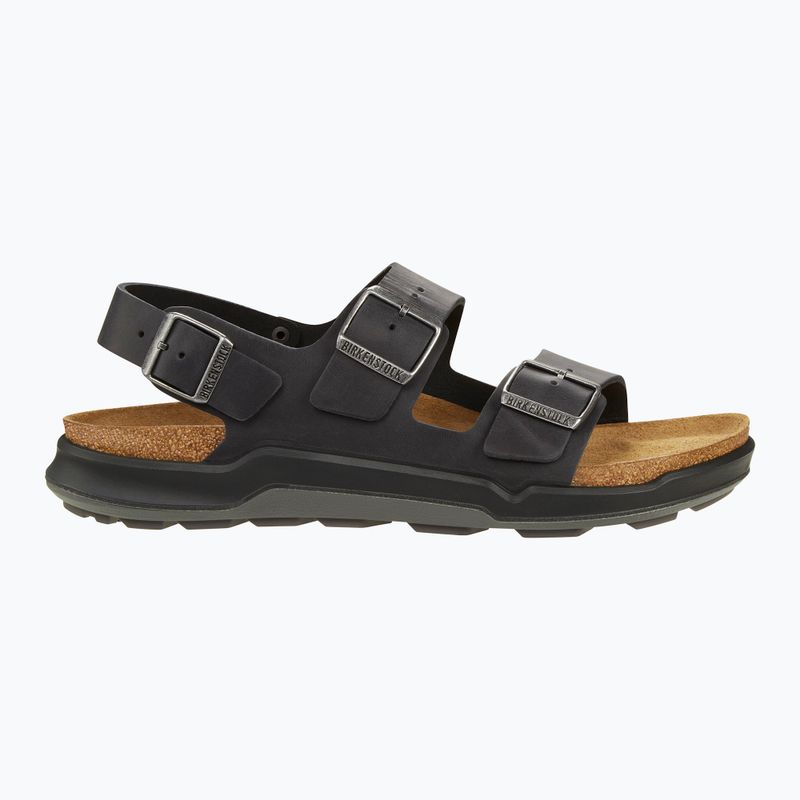 BIRKENSTOCK Milano WL Regular schwarze Sandalen 2