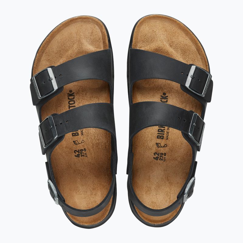 BIRKENSTOCK Milano WL Regular schwarze Sandalen 3