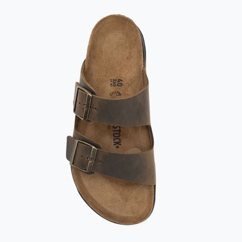 BIRKENSTOCK Arizona CT LEOI Regular verblichene khakifarbene Flip-Flops 5